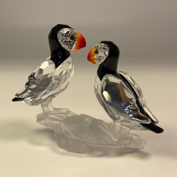 Swarovski Crystal Puffins Figurine, Retired Collectible, Excellent Condition - Picture 5 of 9